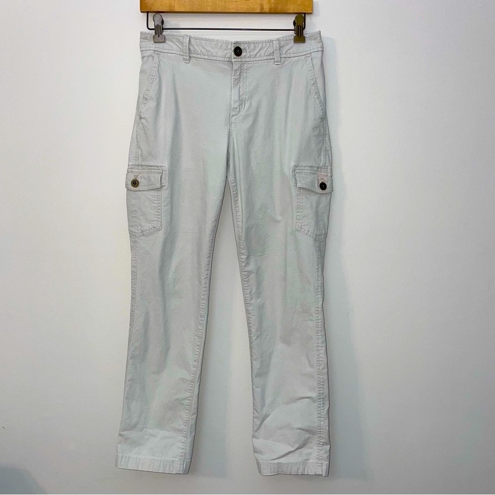 Eddie Bauer Khaki Cargo Pants Women’s Size 6 Work